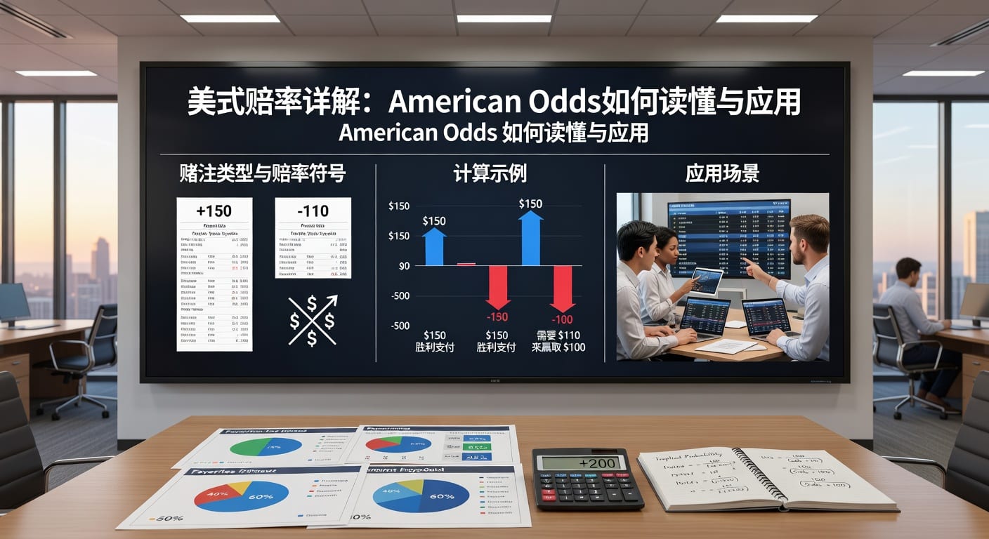 美式赔率 american odds：读法与换算指南