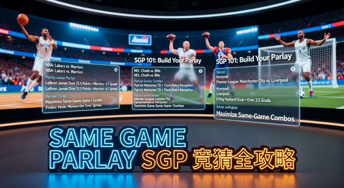 same game parlay SGP：2026年实战思路与判断