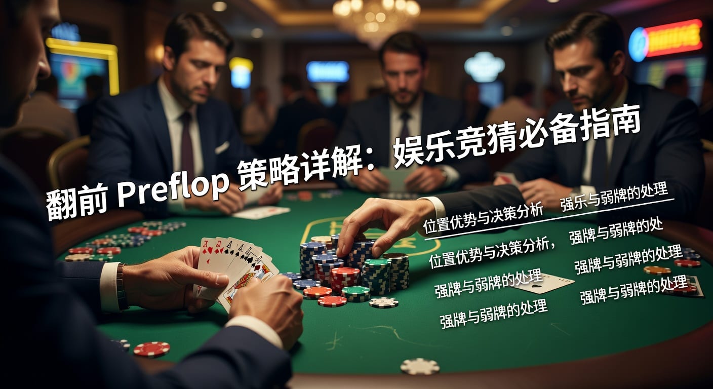 翻前 preflop：起手范围、位置与实战决策